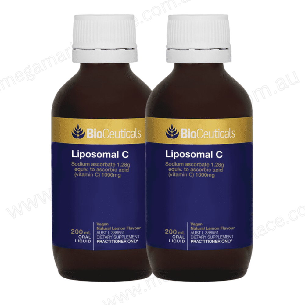 Lot of 2| Bioceuticals Liposomal C 200Ml Oral Liquid