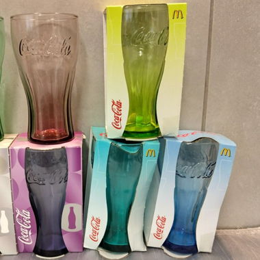 2008/2010 McDonald's Coca Cola Glas Gläser Classic