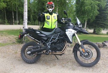 2016 BMW F 800 GS motorcycle for rent near Fairbanks, AK