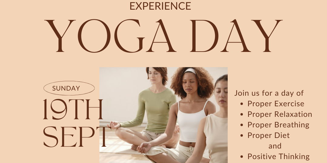 Sampoorna Yoga Day promotional image