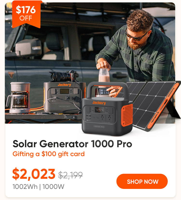 Explorer 1000 Pro + SolarSaga 100W