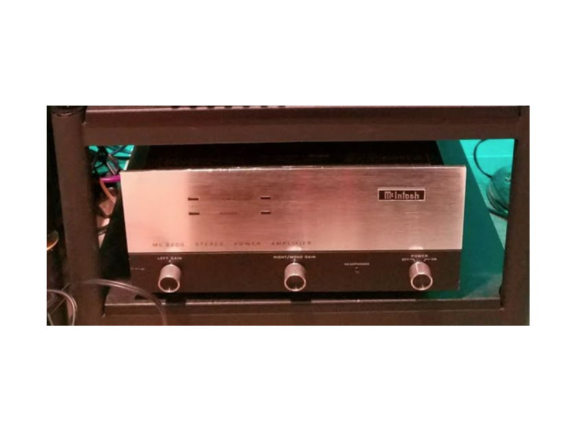 Mcintosh Mc 2200 Amplifier, New Caps + Powerguard Board, Rebiased
