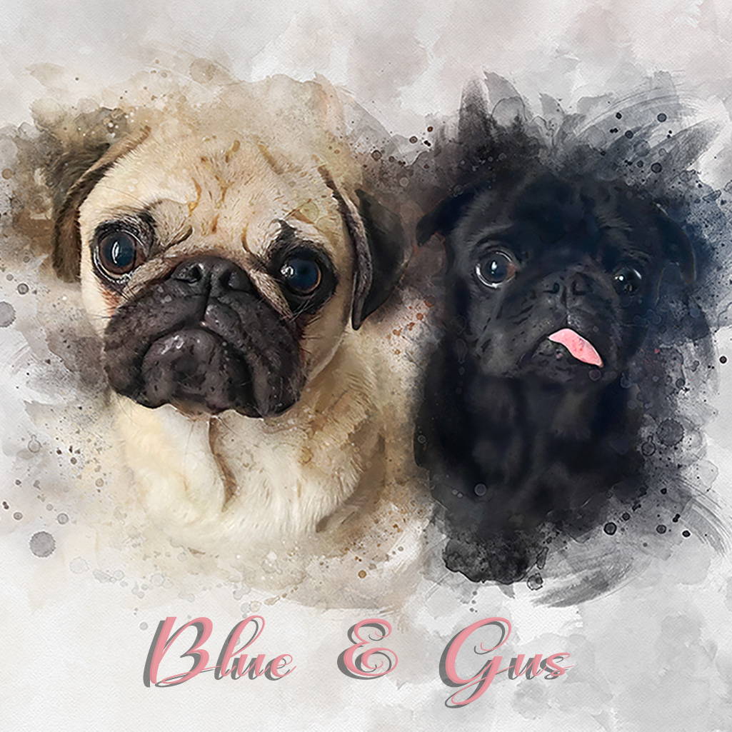 Custom Dog Paintings 2 - Made by FromPicToArt