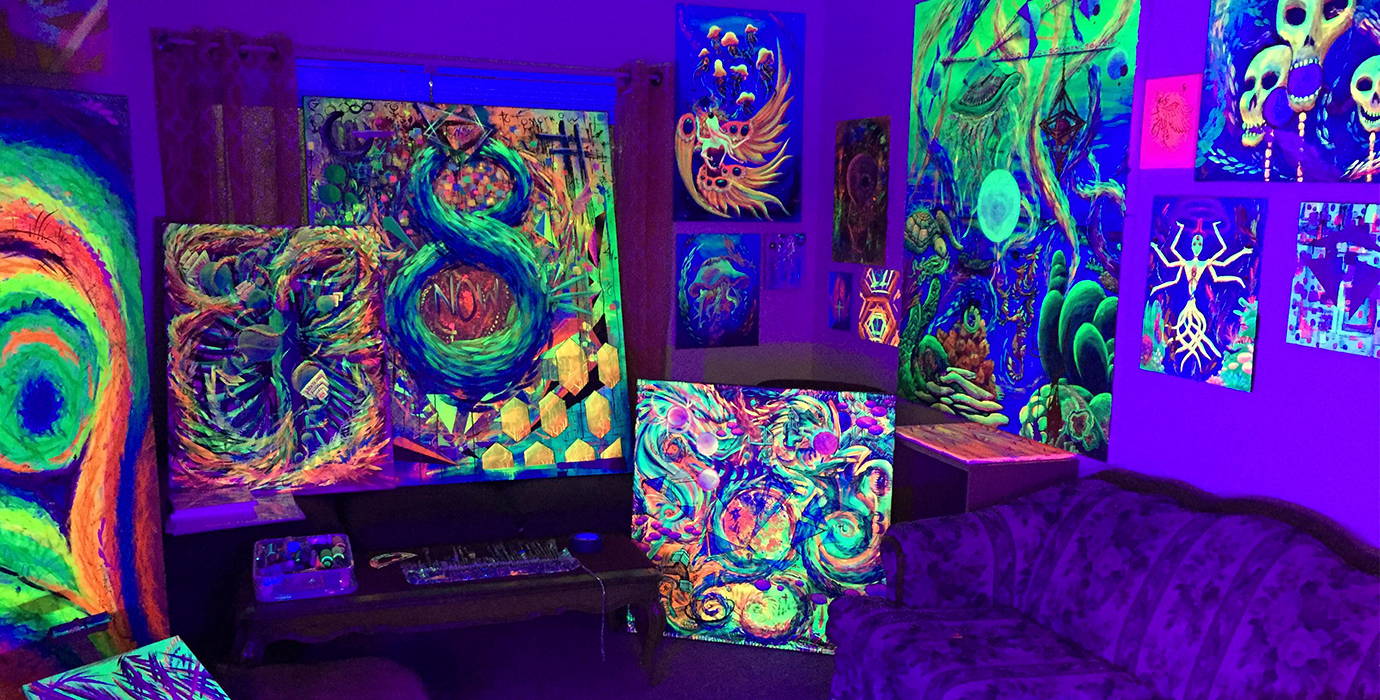 black light poster show