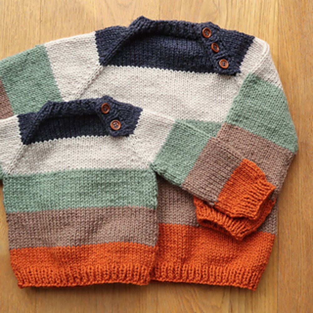 Schilder Colorblock Boy Gebreide Truien