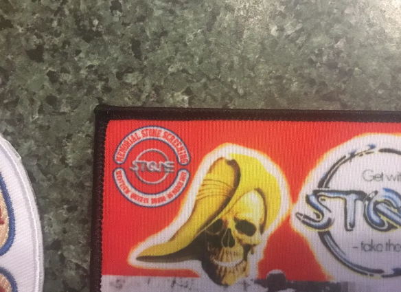 4 inch RIP SANDY HARBUTT & RUN PATCH WITH RIP STICKER. - Image 5