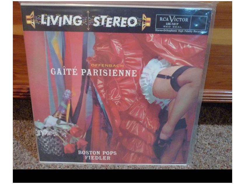 Boston Pops (Fiedler) - Offenbach Caite Parisienne Classic Records original reissue 180G 1990's Sealed
