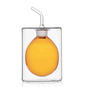 Ichendorf Cilindro Colore Vinegar Bottle 150 ml. - Amber
