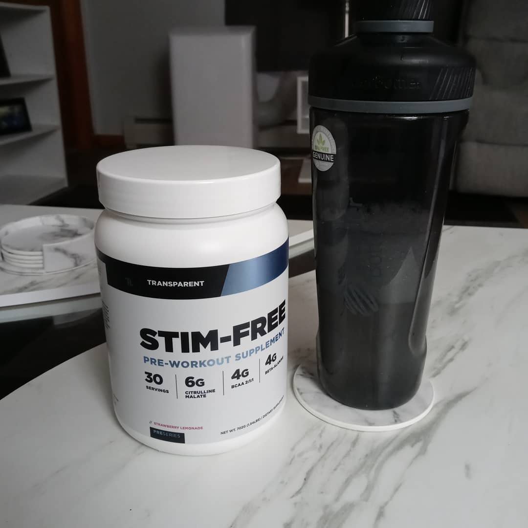 Stim-Free pre workout instagram