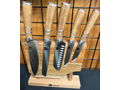 Six Piece Knife Set with Acacia Wood Magnetic Block