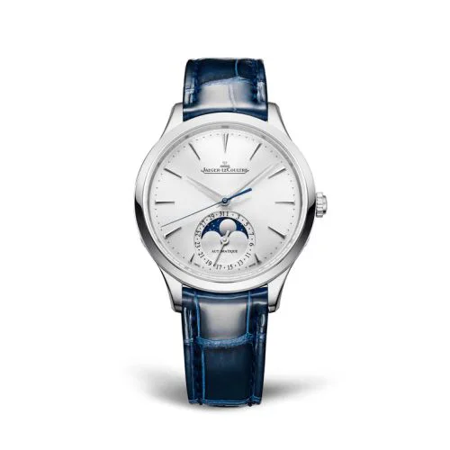 Master Ultra Thin Moon 36 Stainless Steel / Silver / Alligator