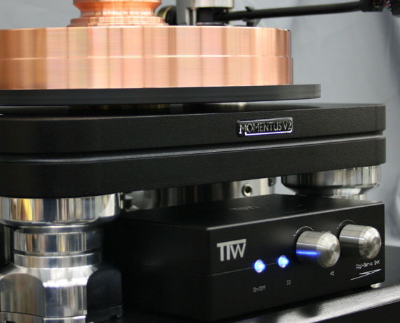 TTW Audio Momentus Rim CU9999 90 Lb Copper Platter Turn...