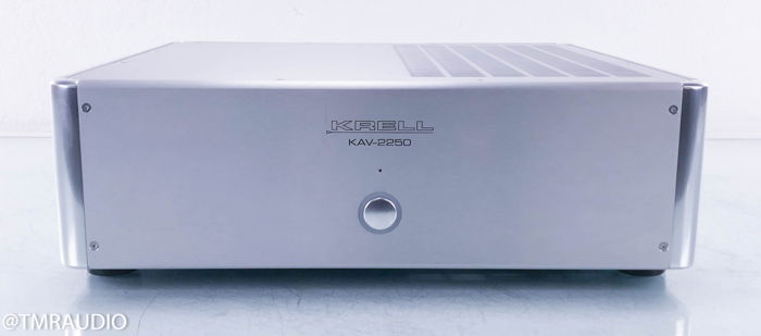 Krell KAV-2250 Stereo Power Amplifier Silver (12891)