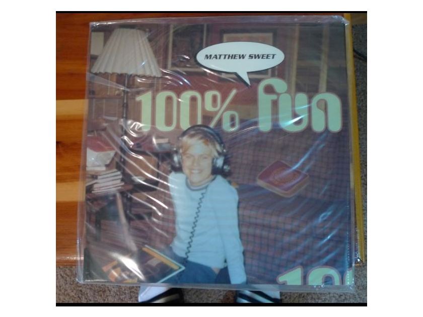 Matthew Sweet - 100% Fun Classic Records original reissue 180G 1990's Sealed