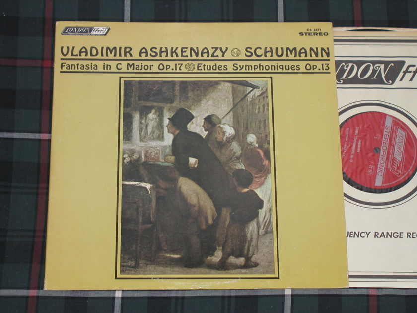 Vladimir Ashkenazy    Schumann "Fantasia in C - Major Op.17"+ "Etudes Symphoniques op.13" London CS 6471 FFRR from '70s. UK/DECCA pressing