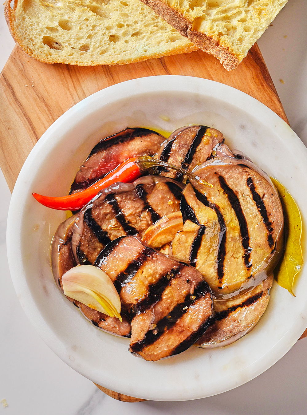 Marinated Grilled Eggplant | RICARDO