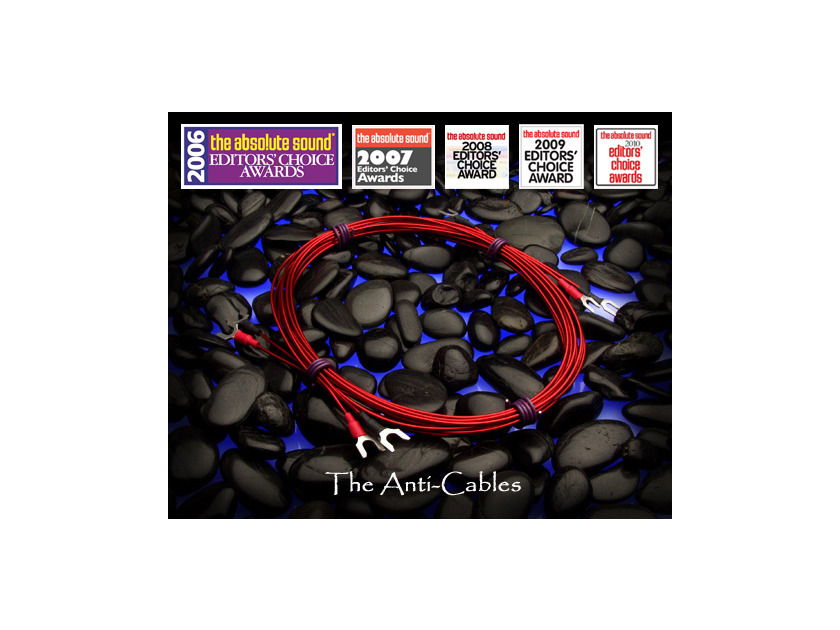 Anti-Cables by Paul Speltz 5 foot stereo set