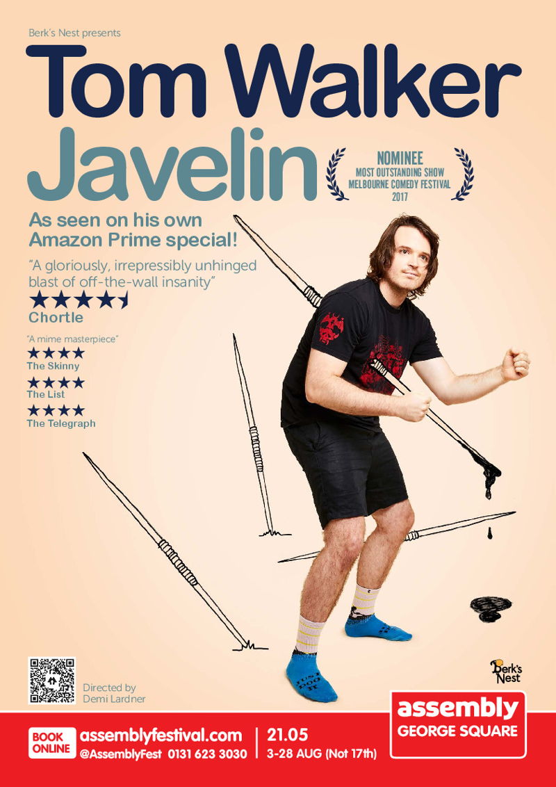 The poster for Tom Walker: Javelin