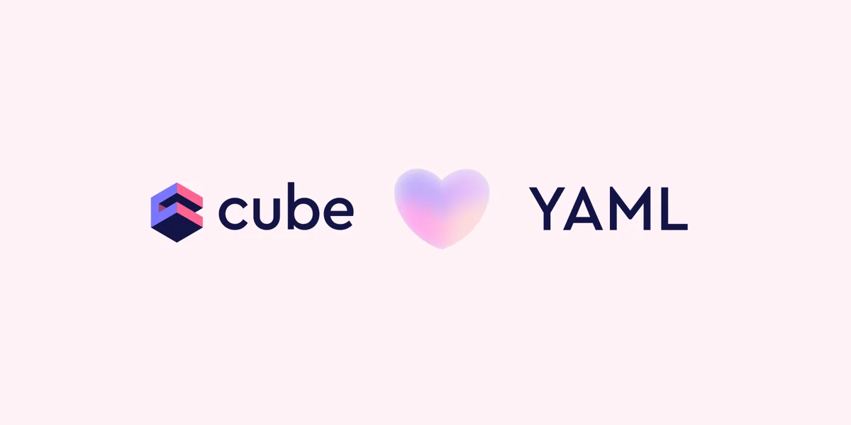 Cover of the 'Introducing YAML Data Modeling in Cube' blog post