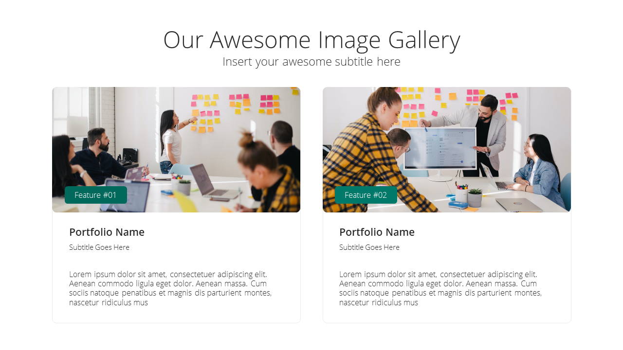 Modern X Presentation Business Consultation Template