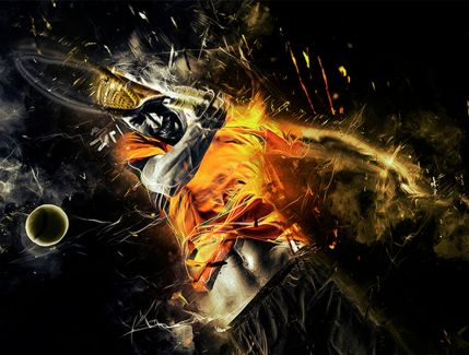 Fracture Фотошоп экшен - разрушение объекта в изображении