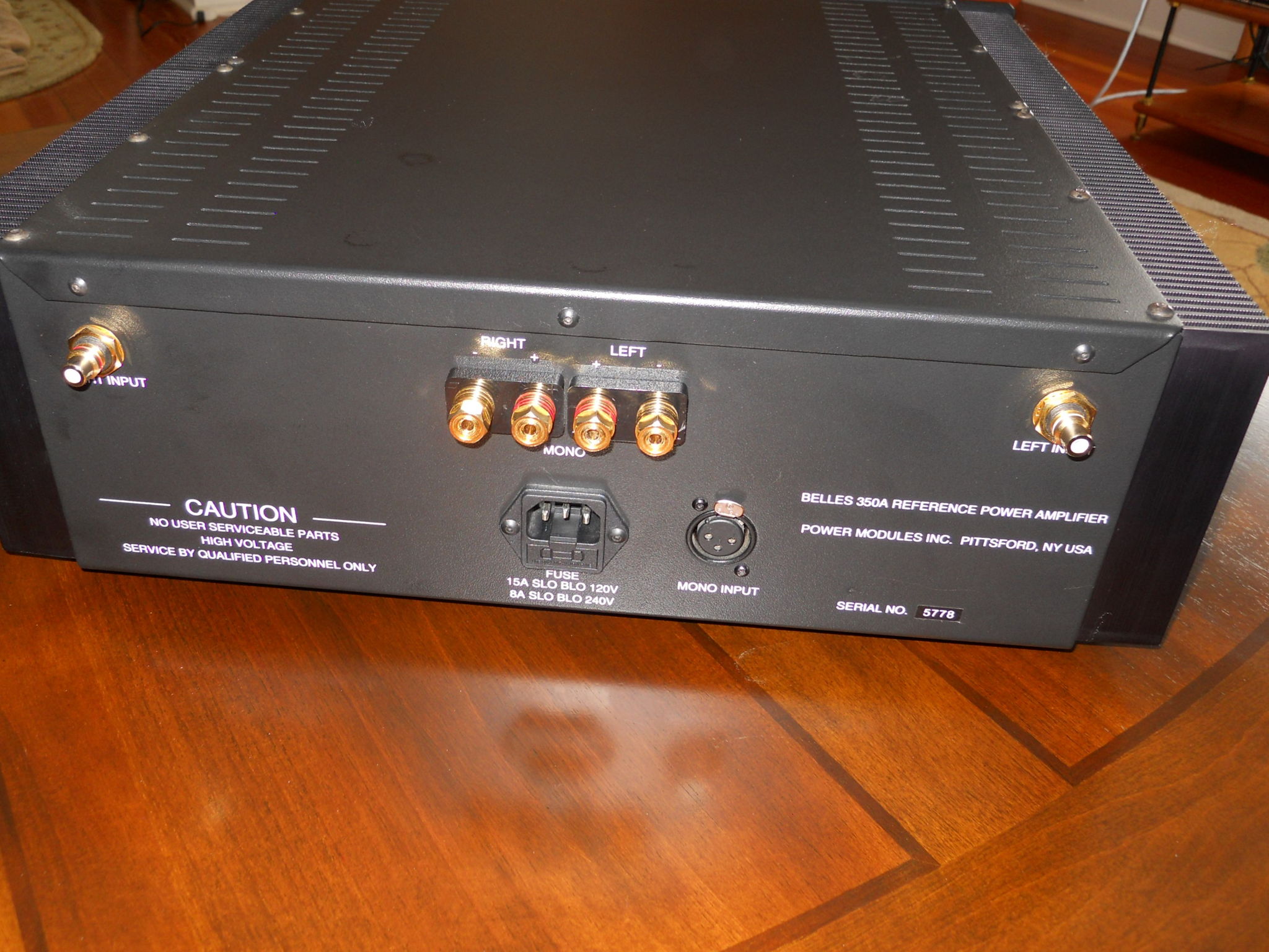 Belles 350a PRICE DROP:Reference Stereo Amp 2