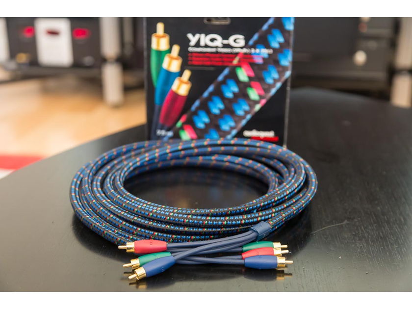 AudioQuest YIQ-G 7.5 Meters (24.6 Feet) Component Video Cable YIQG75M