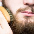 Man beard brush