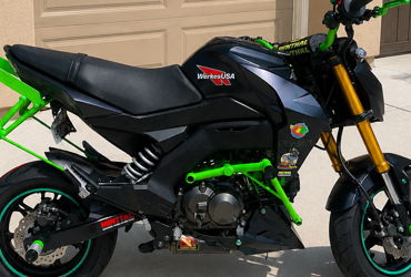 2020 KAWASAKI Z125 PRO motorcycle for rent near San Diego, CA