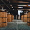 Cuve de brassage Mash Tun de la distillerie Ardross dans les Highlands du nord-ouest d'Ecosse