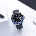 Rolex Batman watch witch black rubber strap - How to open a Rolex watch