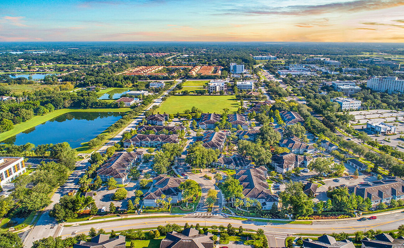 skyview of LAKE MARY