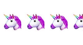 3.5 unicorn emojis