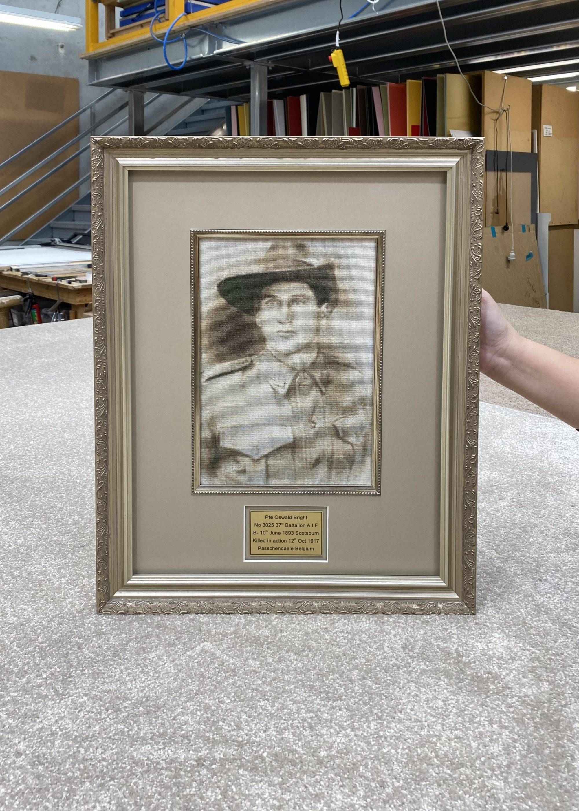 Framed War Medals by FRAMING TO A T