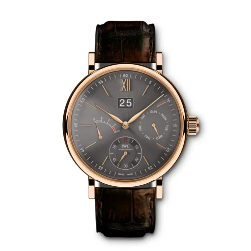 IWC Portofino Hand-Wound Day Date Rose Gold