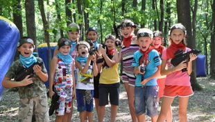 lasertag in wuppertal kinder truppe titelbild