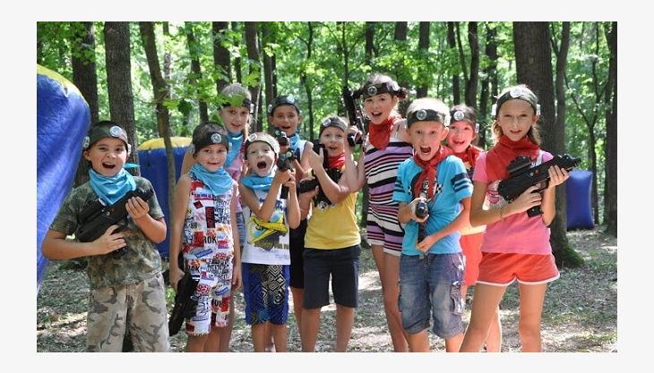 lasertag in wuppertal kinder truppe titelbild