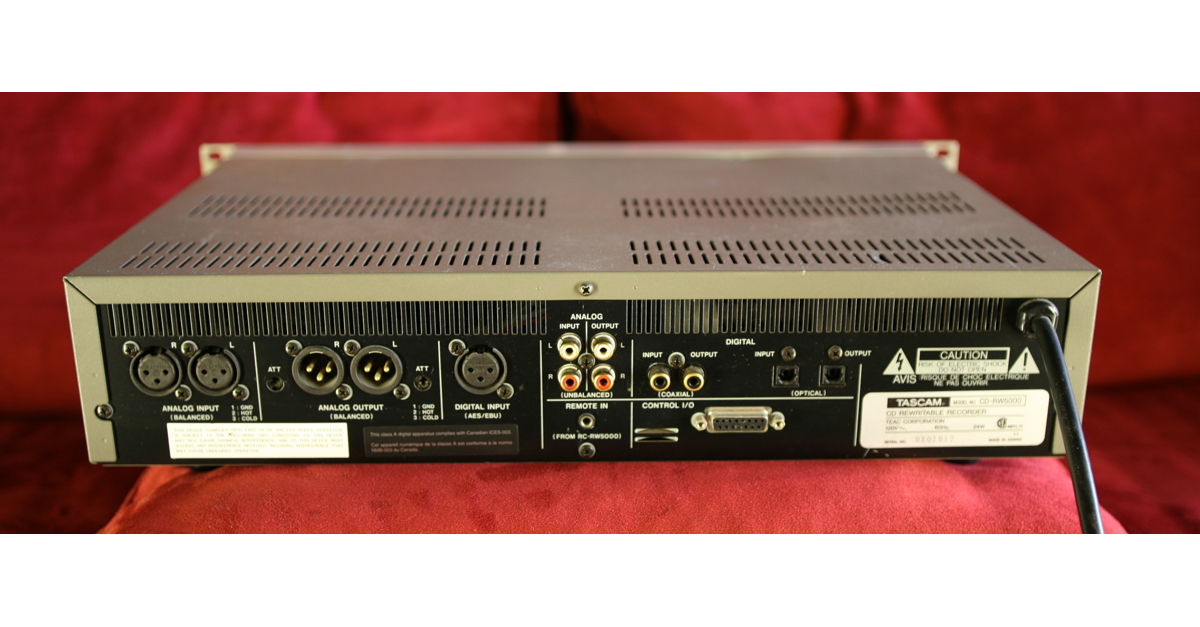 Tascam CD-RW5000 Professional CD Recorder ! For Sale | Audiogon