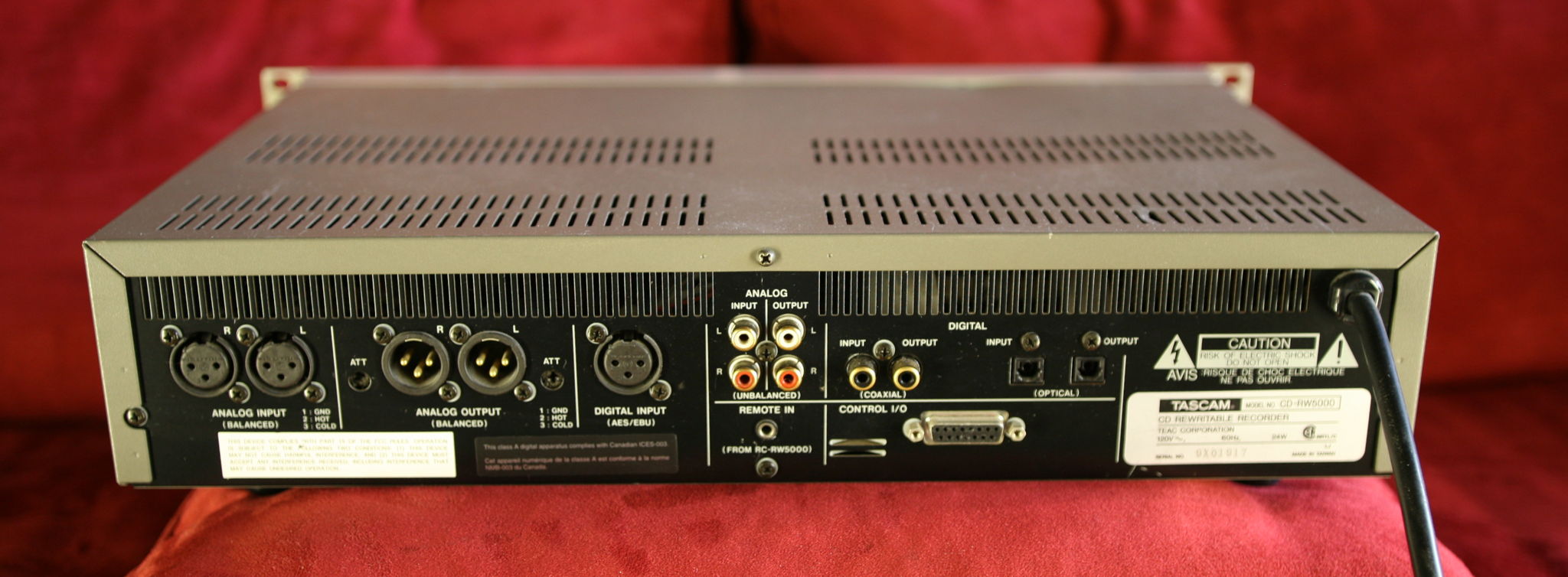 Tascam CD-RW5000 Professional CD Recorder ! For Sale | Audiogon