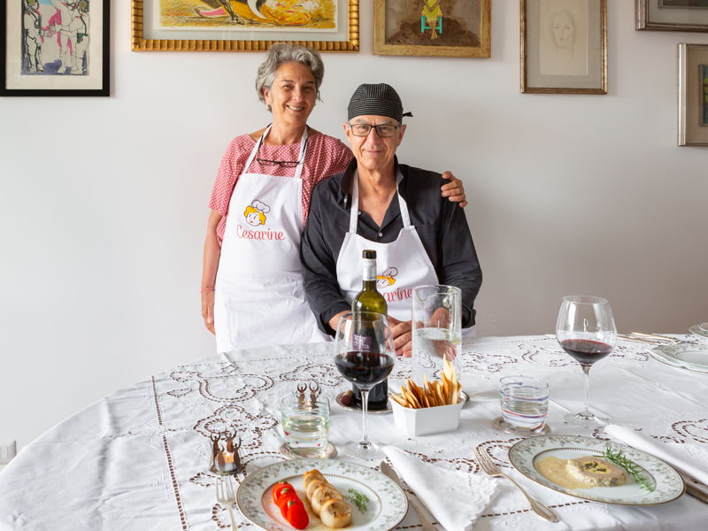 Cours de cuisine Milan: Risotto au safran et ossobuco Masterclass