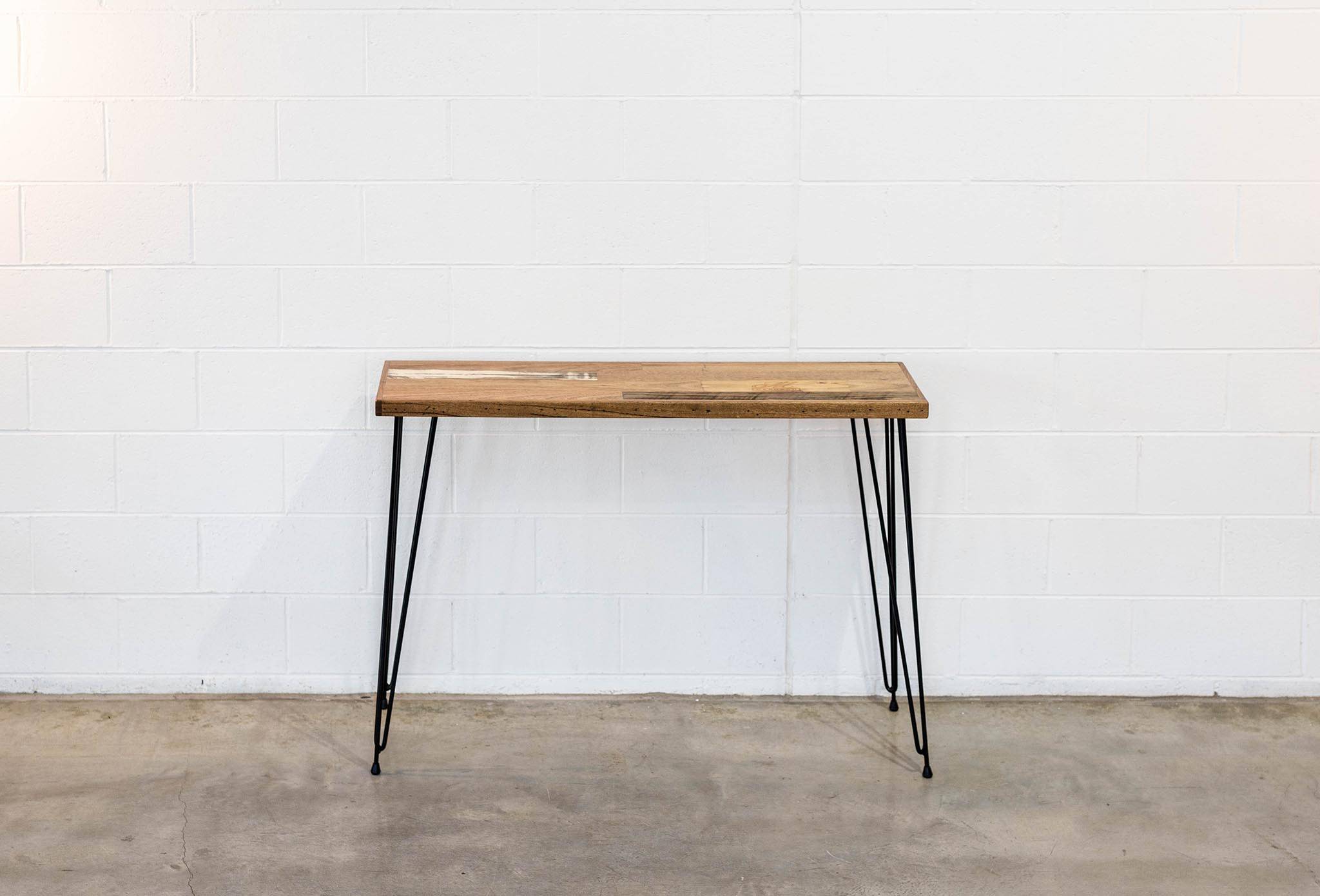 Hall Table Scatter Top w/ Hairpin Legs