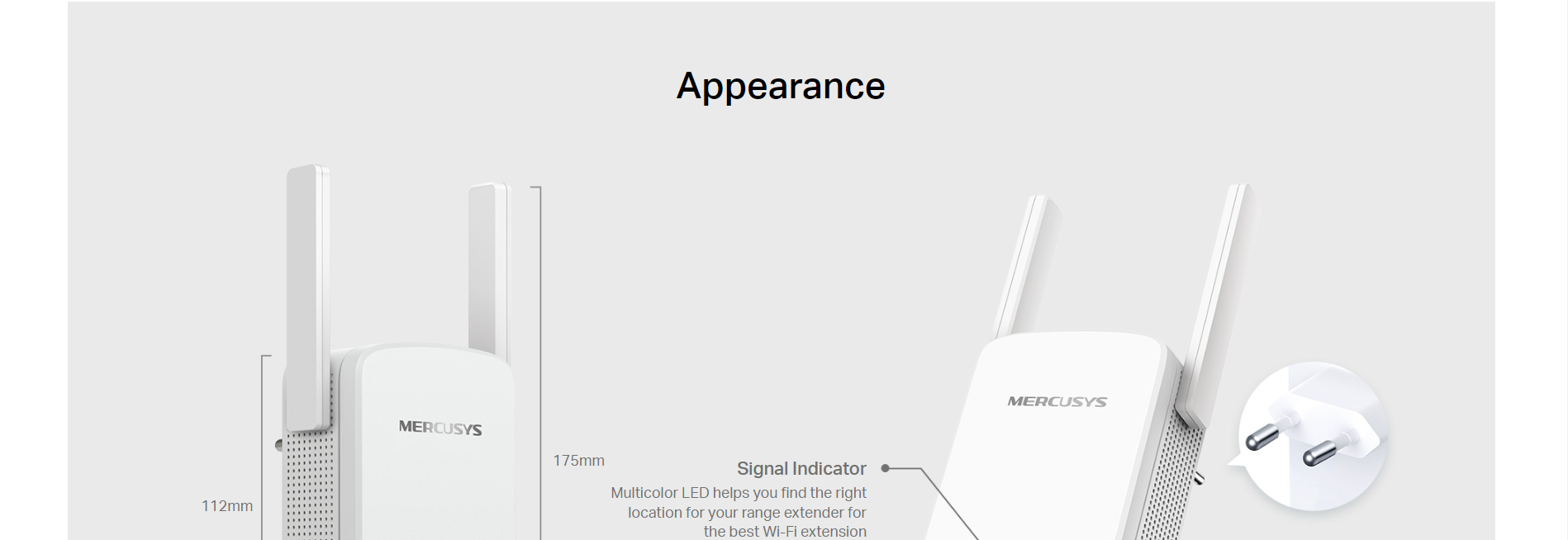 Mercusys ME30 AC1200 Wi-Fi Range Extender - HiFiCorp