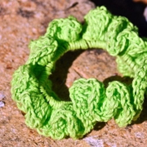 Koraalrif scrunchies