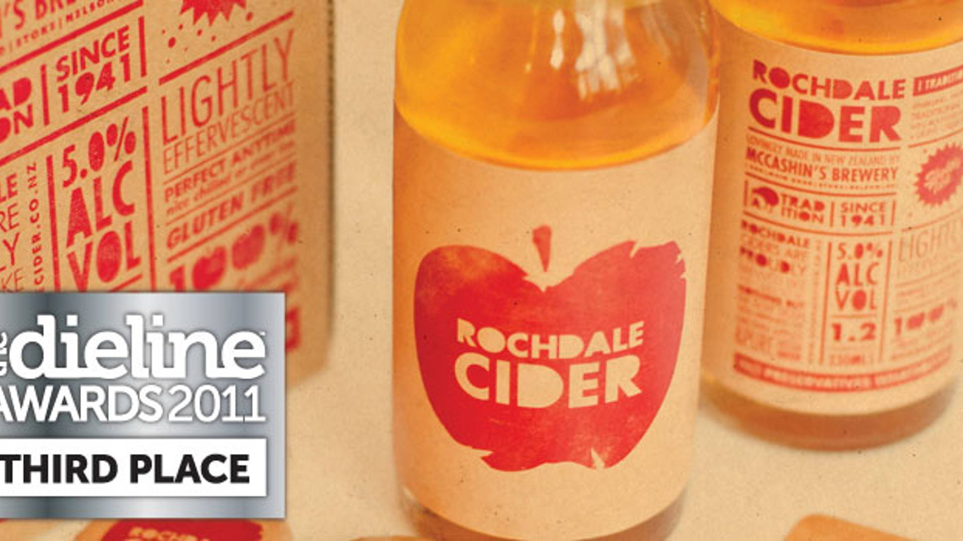 Featured image for The Dieline Awards 2011: Third Place - Rochdale Cider