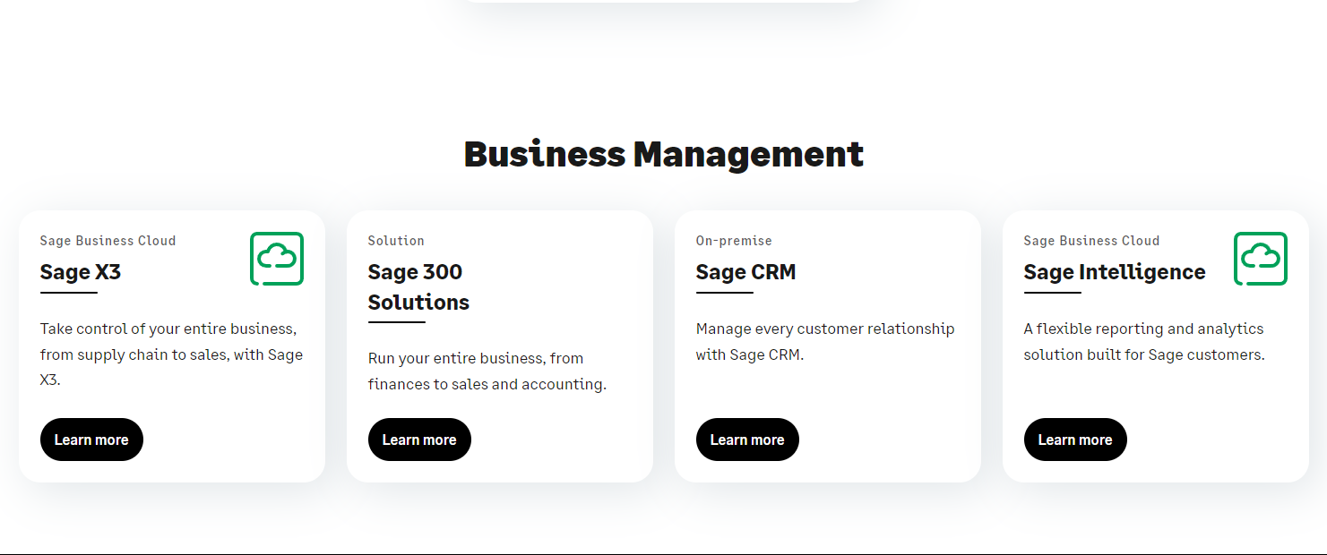 Sage product / service