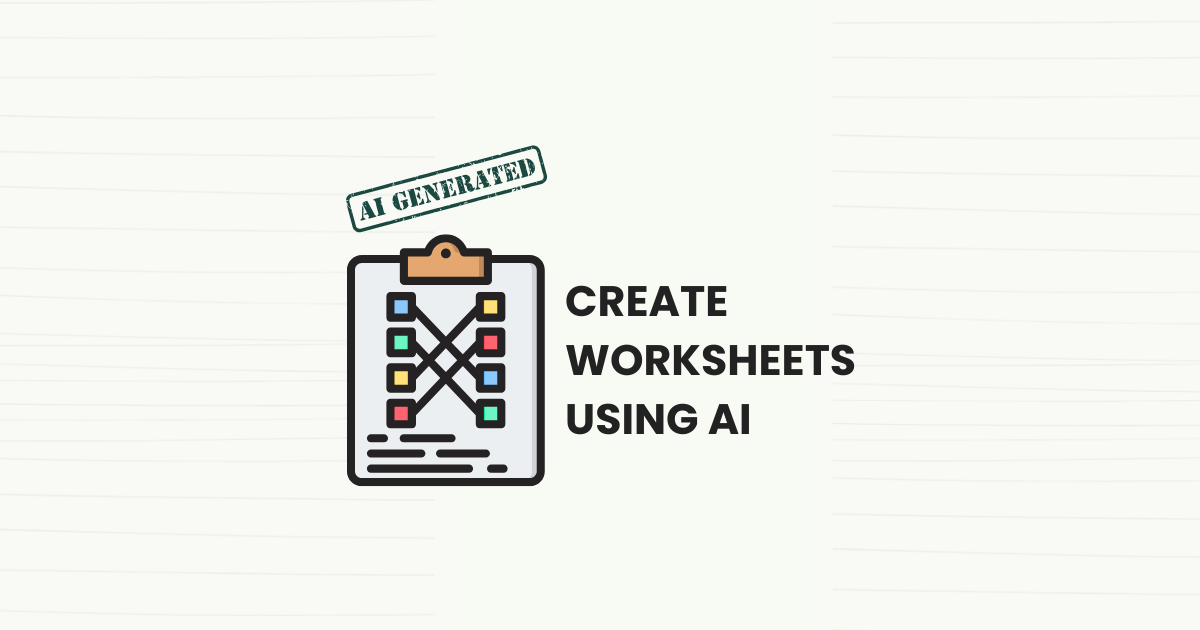 Learn to create differentiated, personalized, and custom worksheets for your classroom with AI. Easily customizable and printable using Monsha.