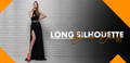 Long Silhouette Black Dress