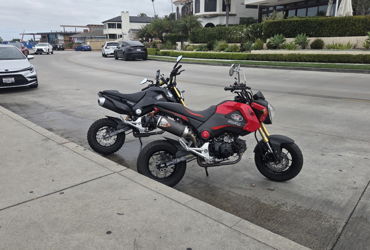 2015 HONDA GROM motorcycle for rent near Long Beach, CA