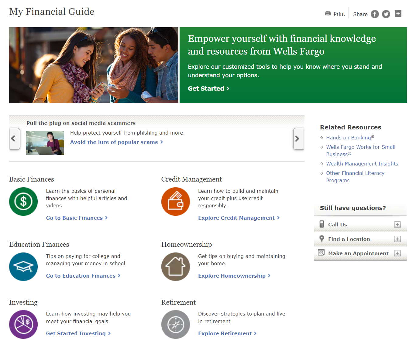 Wells Fargo product / service