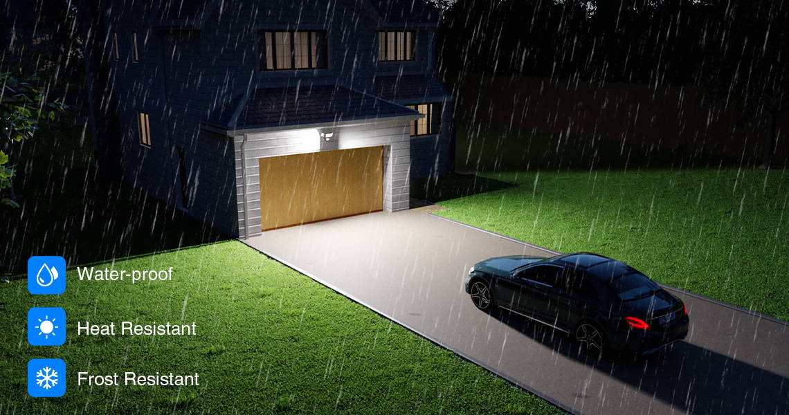 Olafus Smart Motion Activated Outdoor Lights Waterproof
